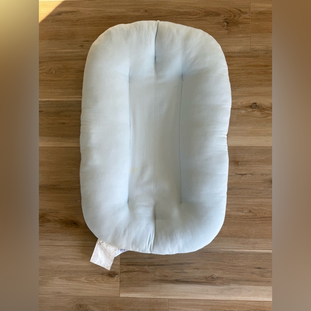 Soft Blue snuggle me Baby Lounger